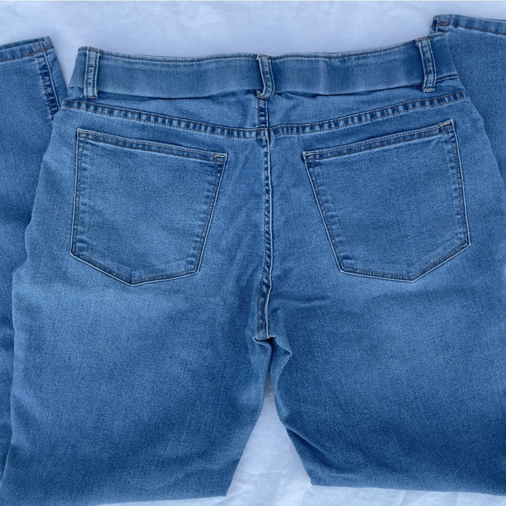Lee Pull on skinny denim jeans jeggings medium wash size medium - Picture 3 of 12